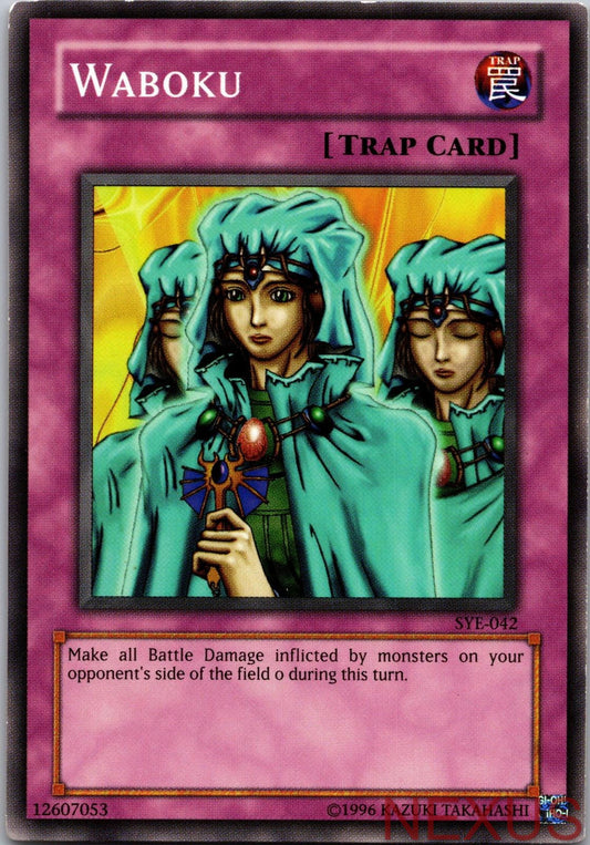 Waboku SYE-042 Common Starter Deck: Yugi Evolution Yu-Gi-Oh Unlimited LP