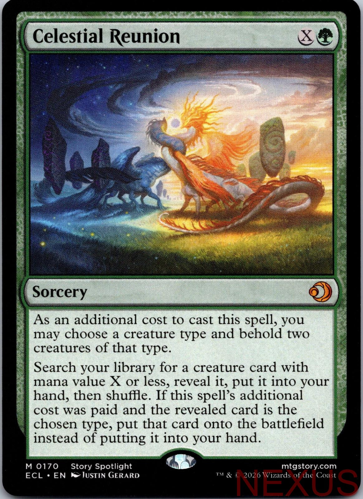 Celestial Reunion 170 Mythic Near Mint