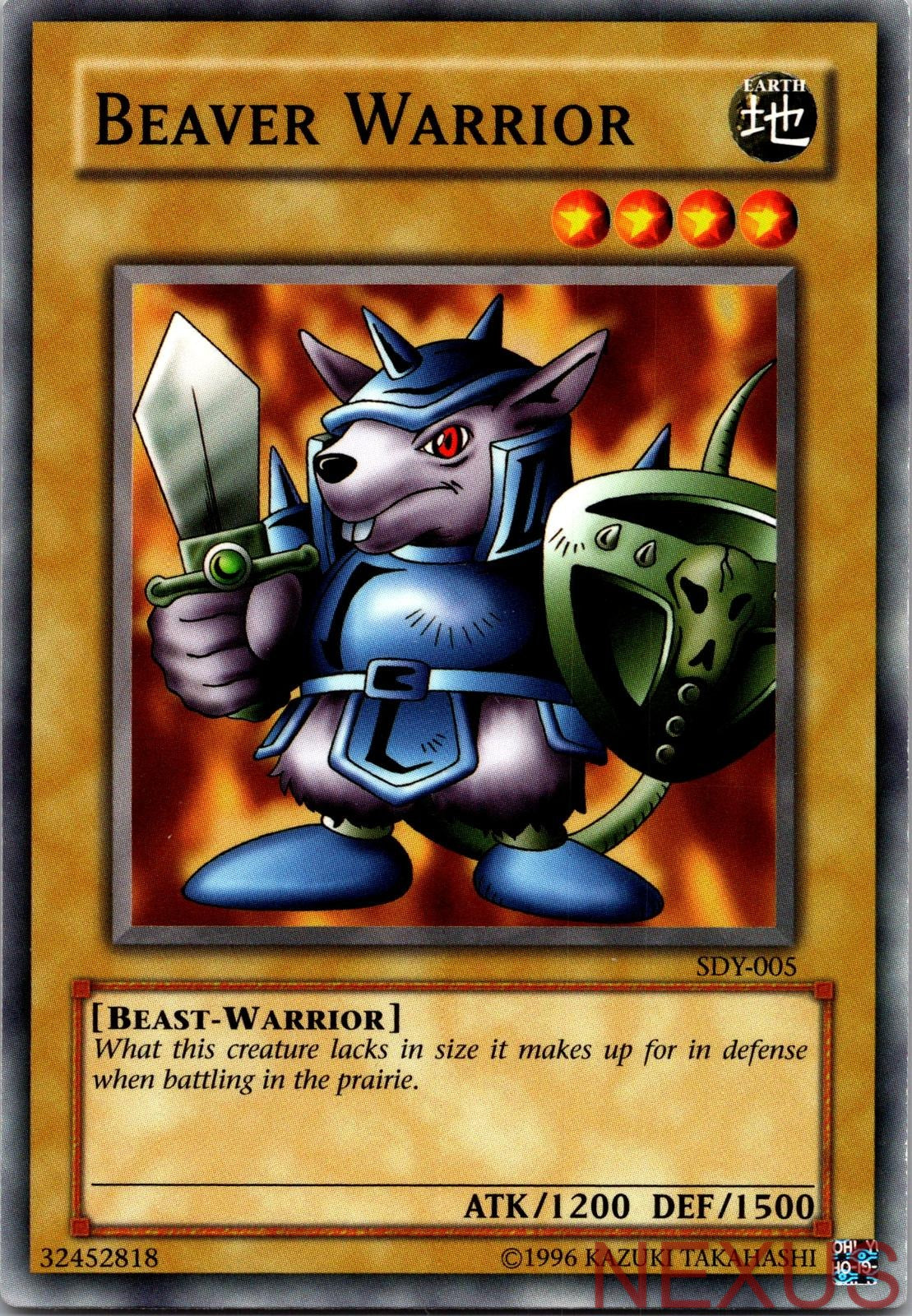 Beaver Warrior SDY-005 Common Unlimited Lightly Played