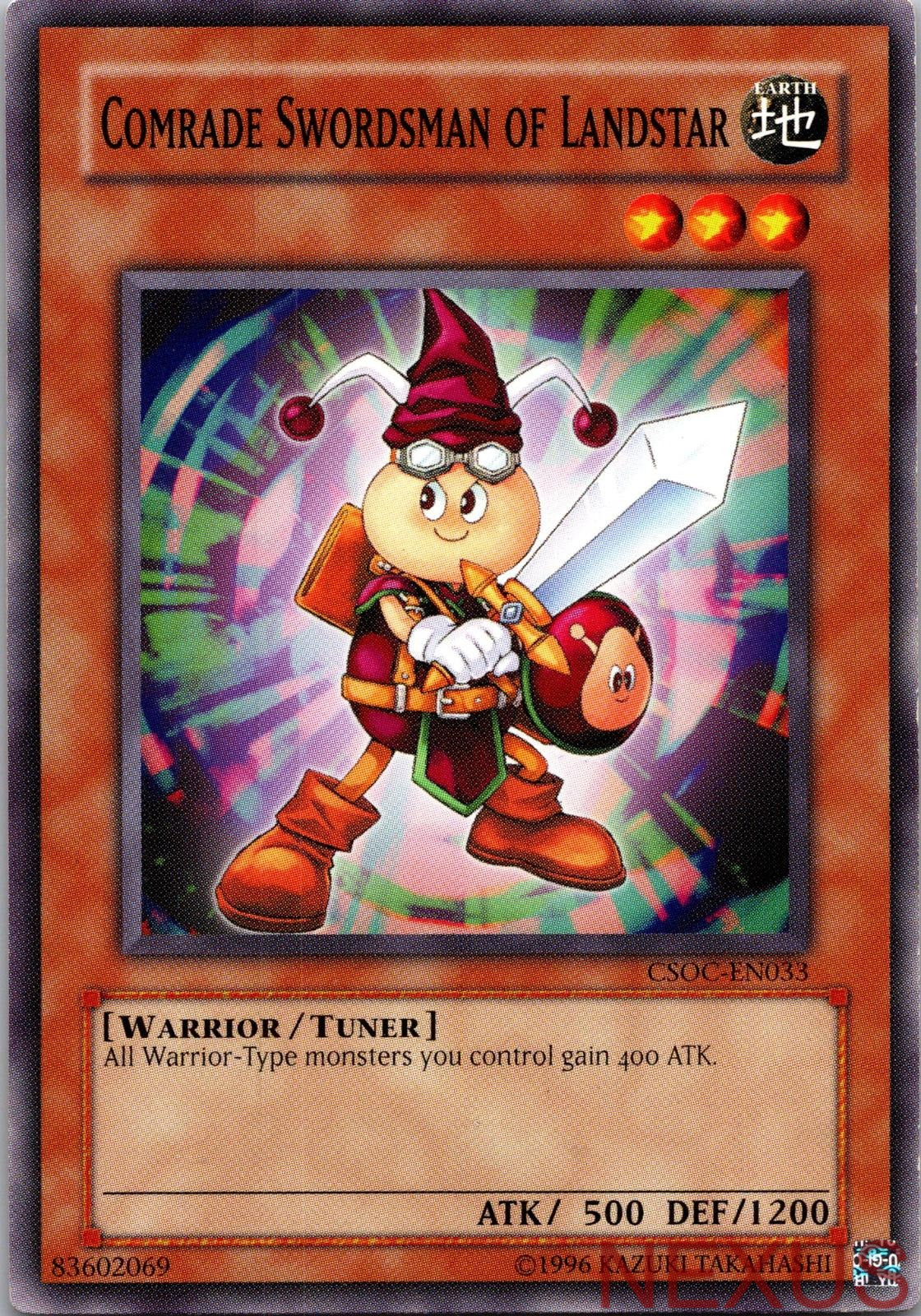 Comrade Swordsman of Landstar CSOC-EN033 Common Unlimited Lightly Played