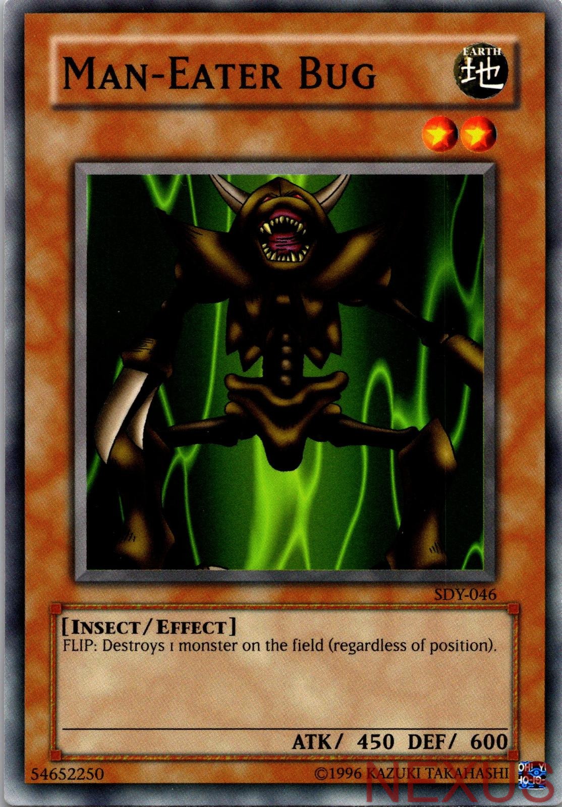Man-Eater Bug SDY-046 Common Starter Deck: Yugi Unlimited Near Mint