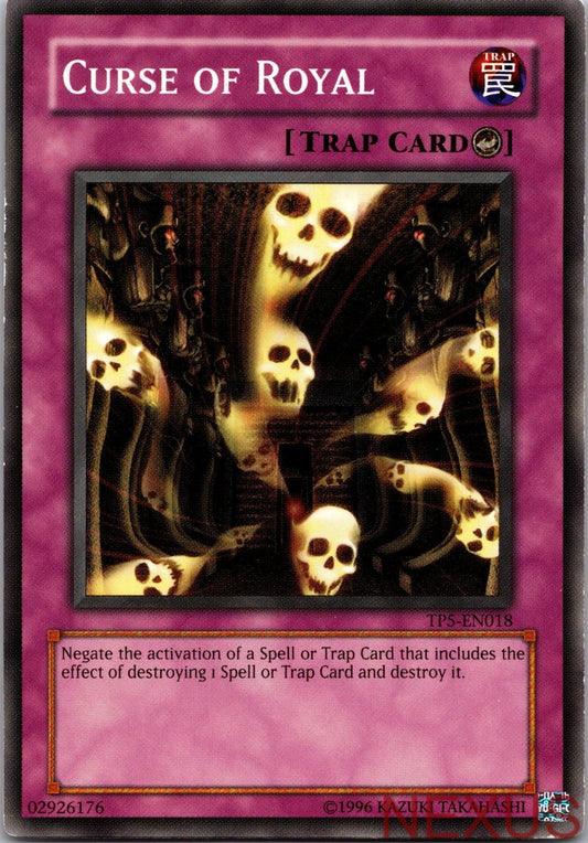 Curse of Royal TP5-EN018 Common Tournament Pack 5 Unlimited Near Mint