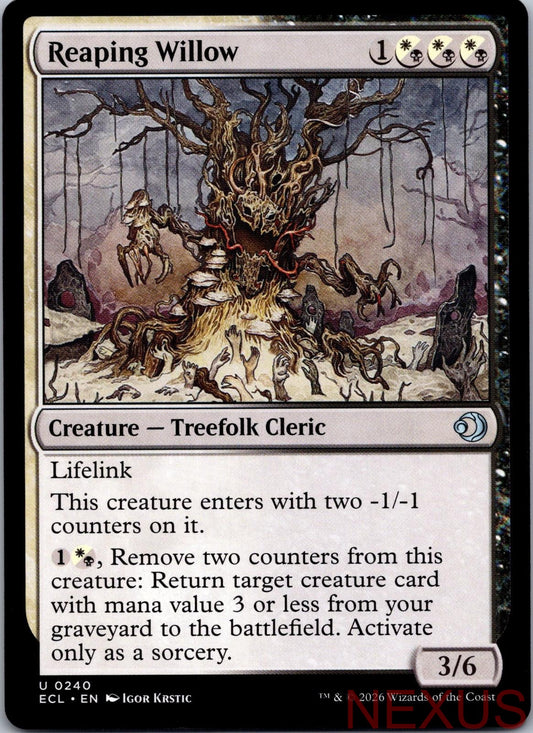 Reaping Willow 240 Uncommon Near Mint
