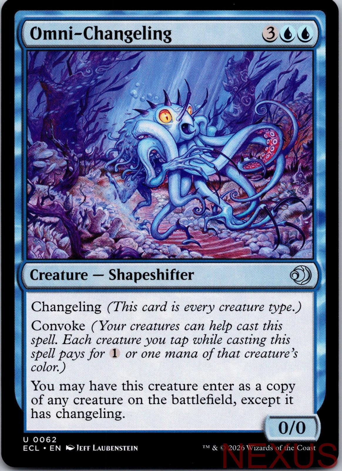 Omni-Changeling 62 Uncommon Near Mint