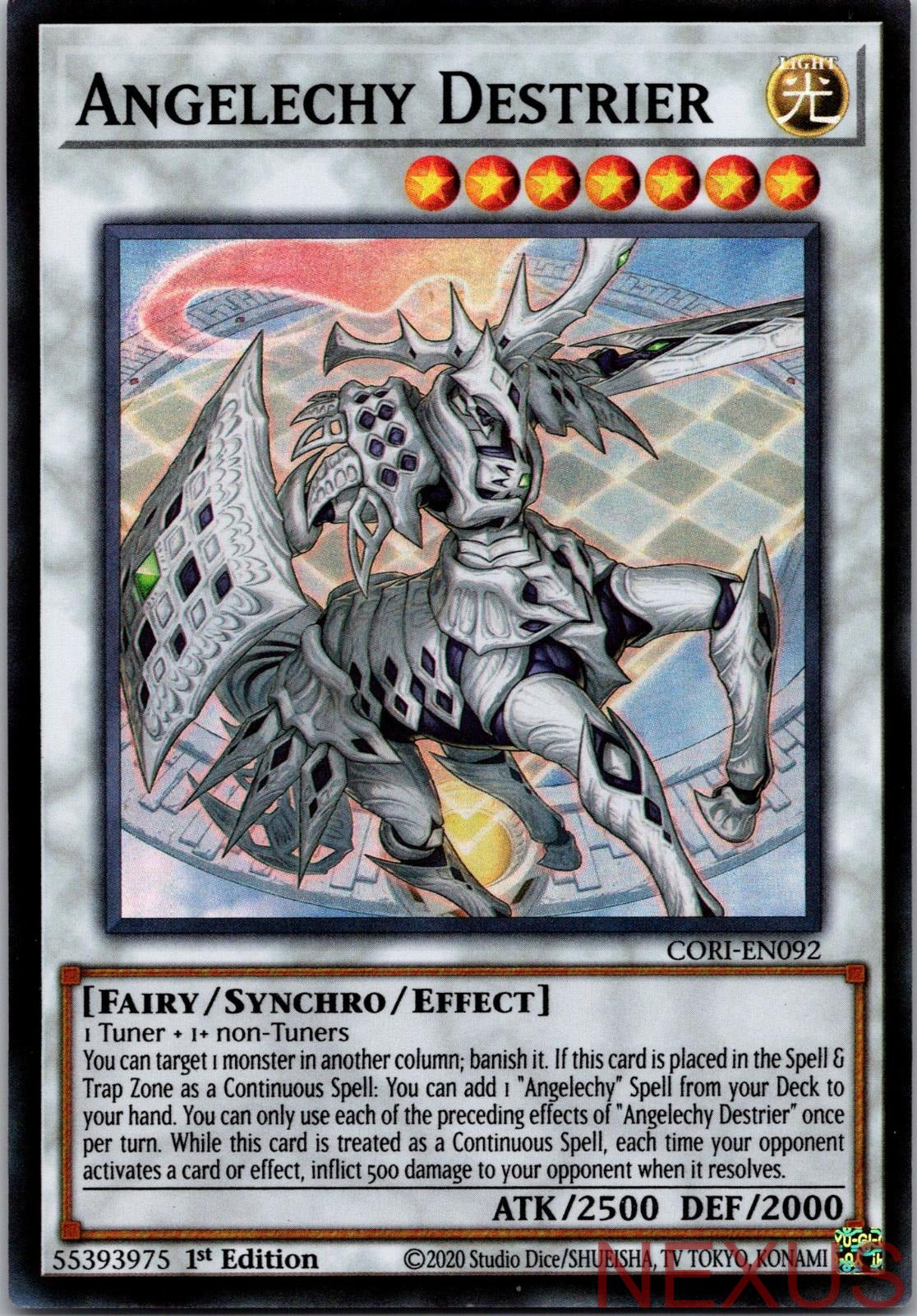 Angelechy Destrier CORI-EN092 Super Rare 1st Edition Near Mint