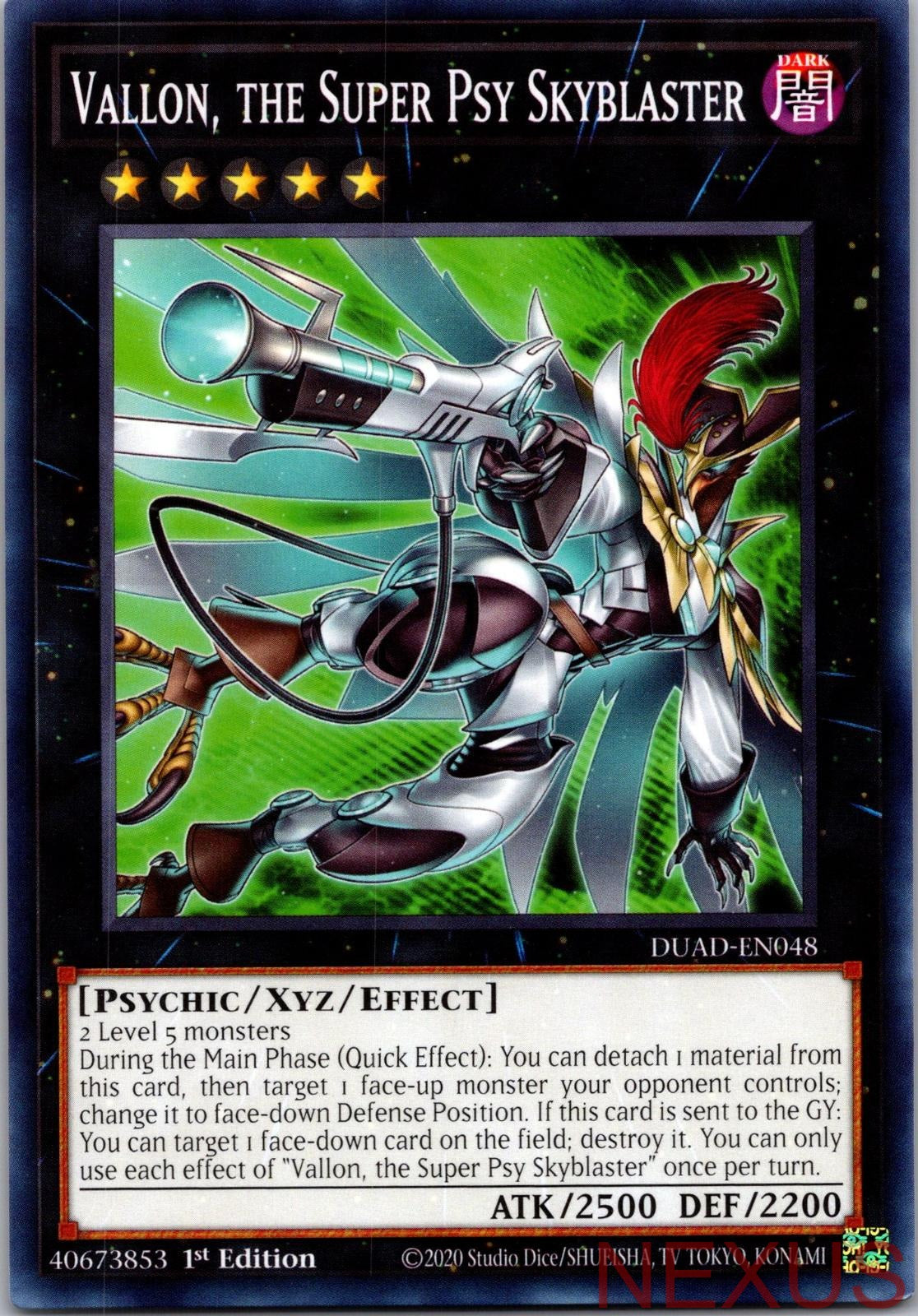 Vallon, the Super Psy Skyblaster DUAD-EN048 Common 1st Edition Near Mint