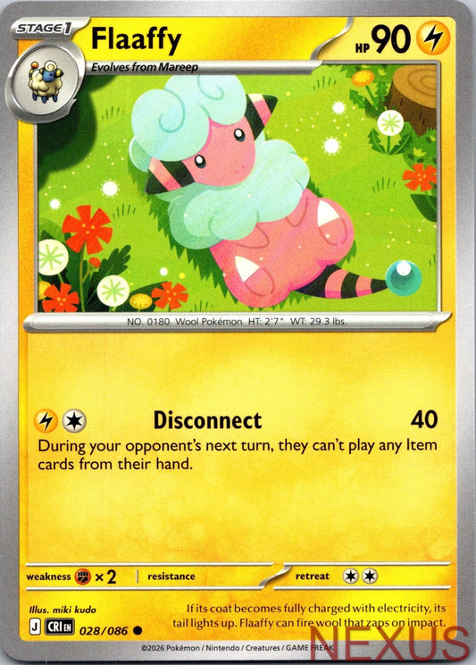 Flaaffy 028/086 Common Near Mint