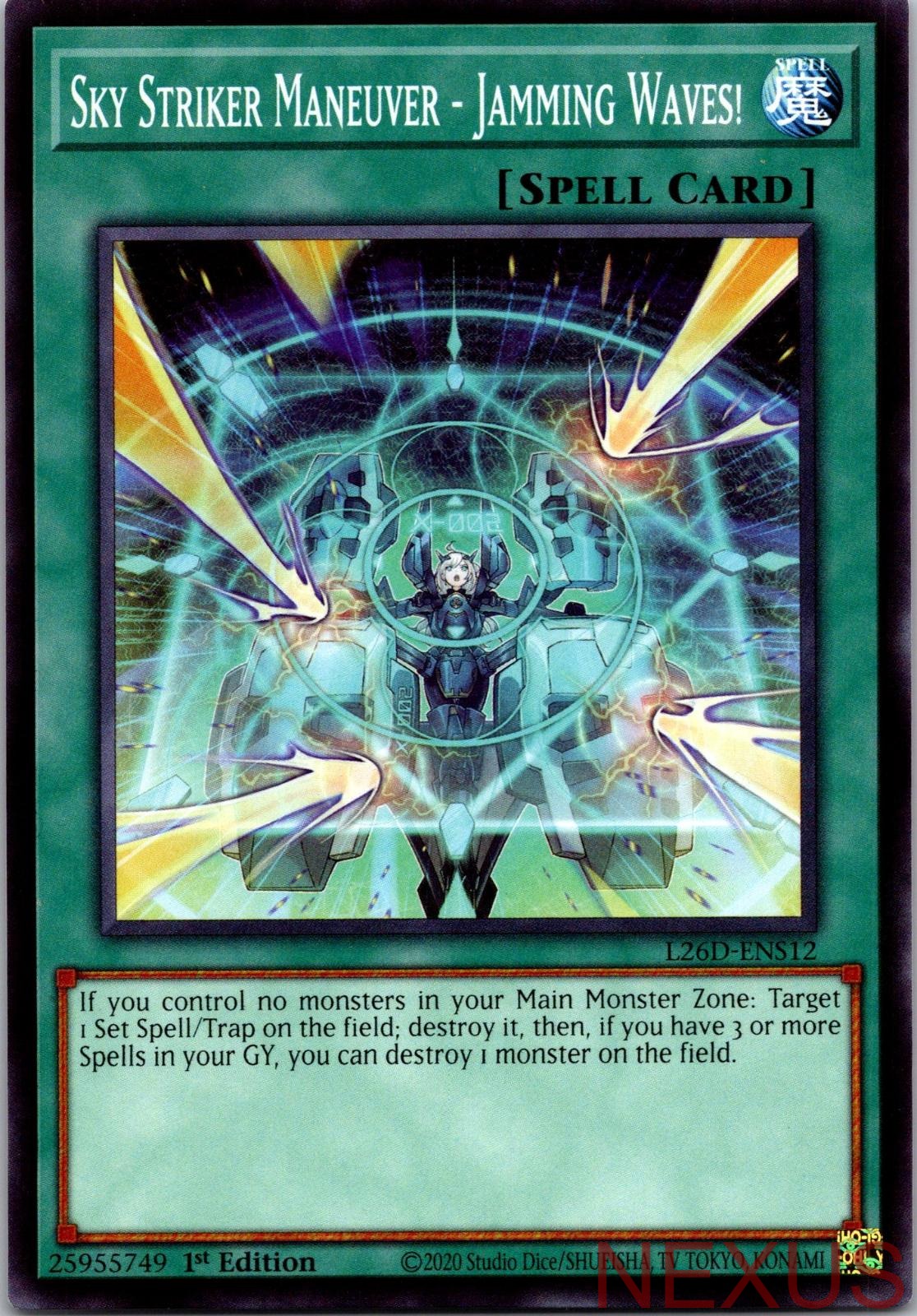 Sky Striker Maneuver - Jamming Waves! L26D-ENS12 1st Edition NM
