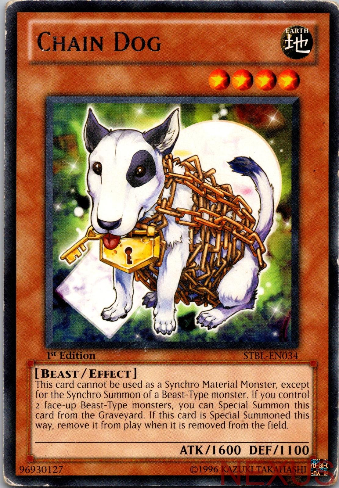 Chain Dog STBL-EN034 Rare 1st Edition Lightly Played
