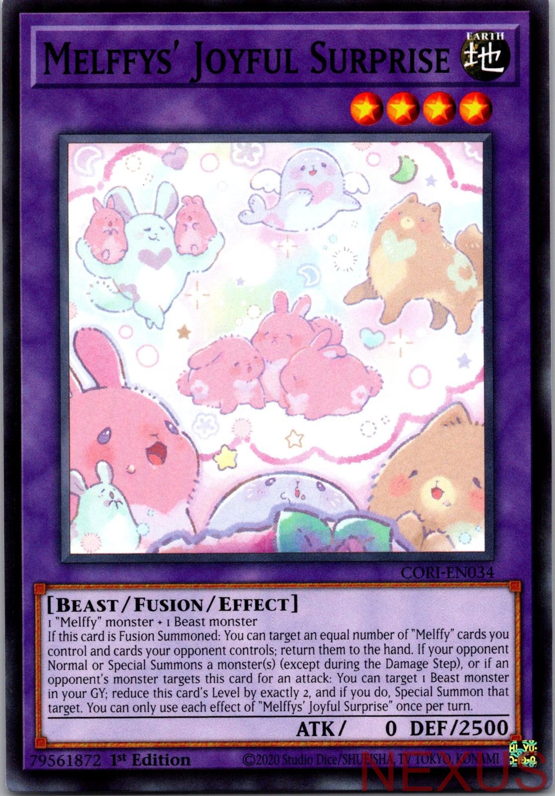 Melffys' Joyful Surprise CORI-EN034 Common / Short Print 1st Edition Near Mint