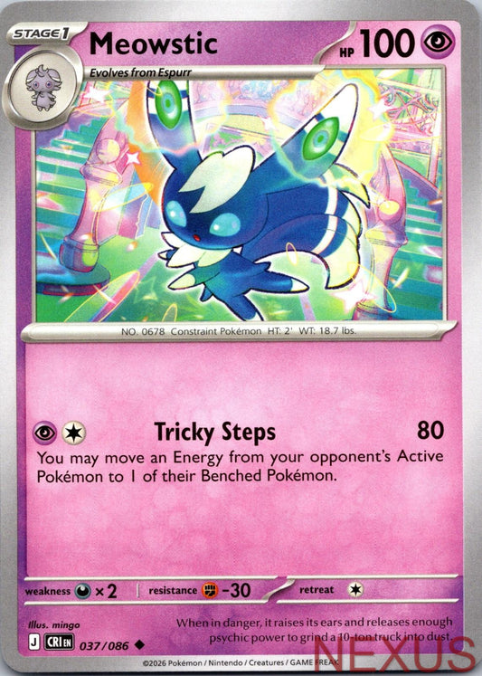 Meowstic 037/086 Uncommon Near Mint