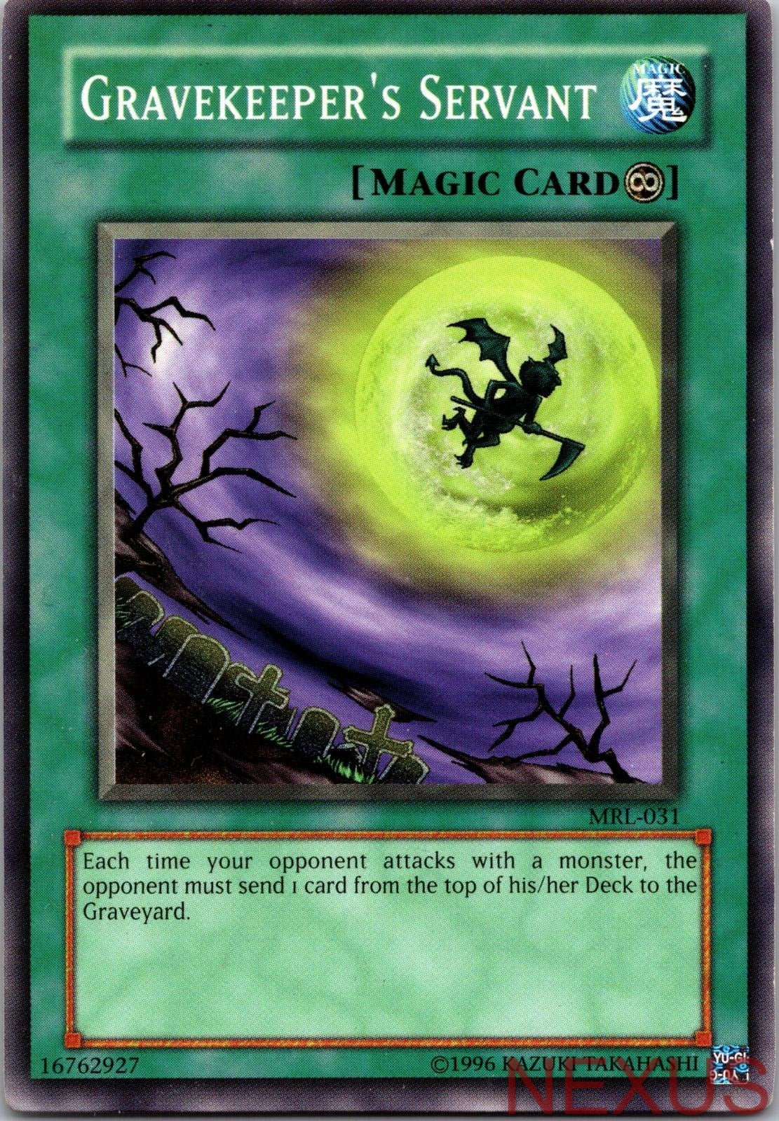 Gravekeeper's Servant MRL-031 Common Magic Ruler Unlimited Near Mint