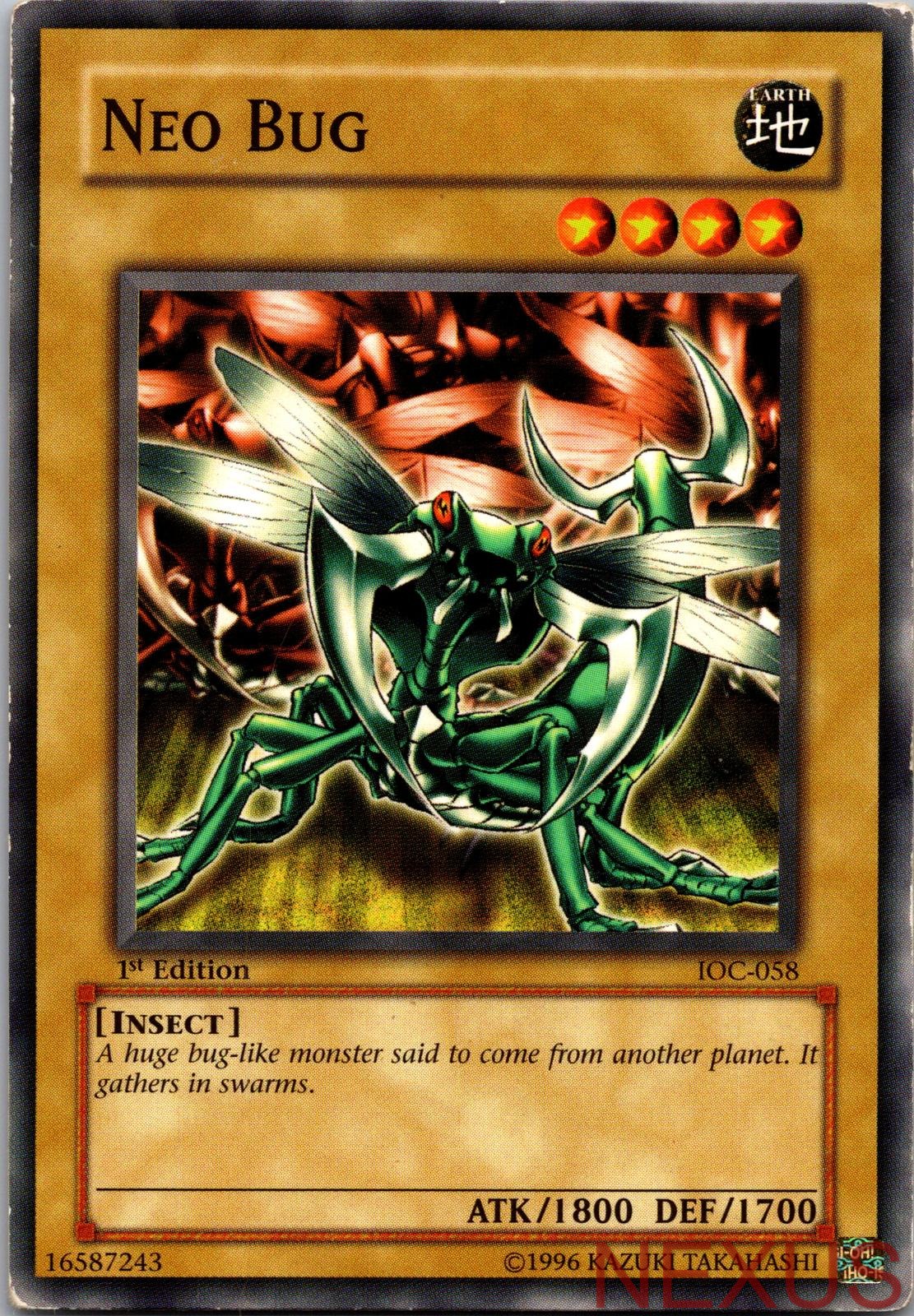 Neo Bug IOC-058 Common 1st Edition Lightly Played