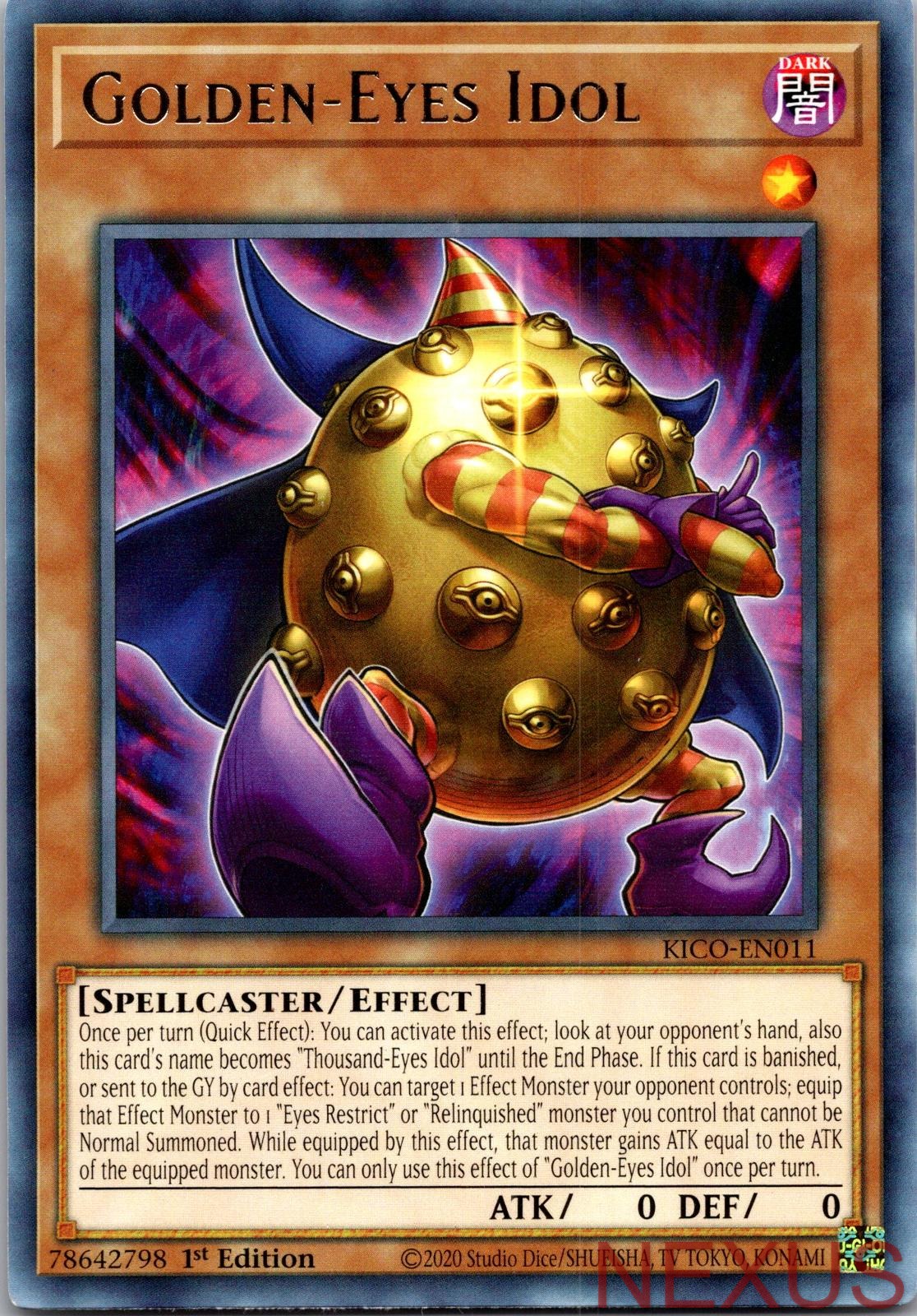 Golden-Eyes Idol KICO-EN011 Rare 1st Edition Near Mint
