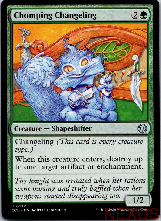 Chomping Changeling 172 Uncommon Near Mint
