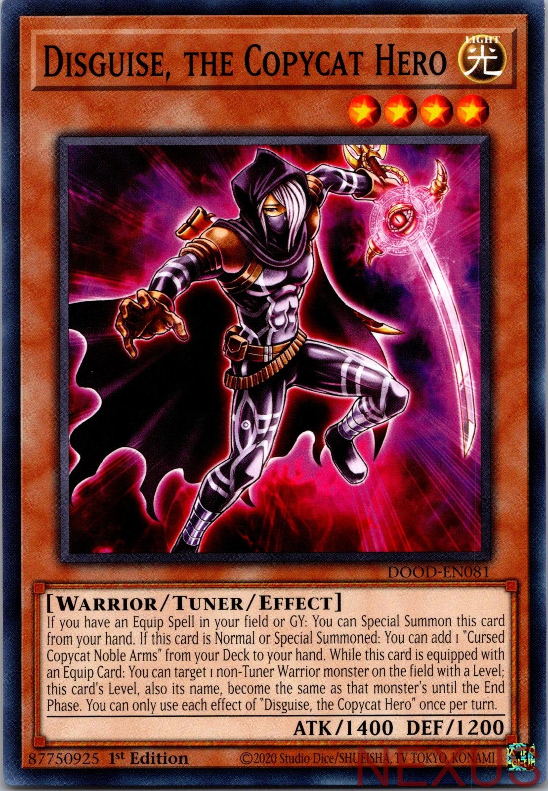 Disguise, the Copycat Hero DOOD-EN081 Common 1st Edition Near Mint