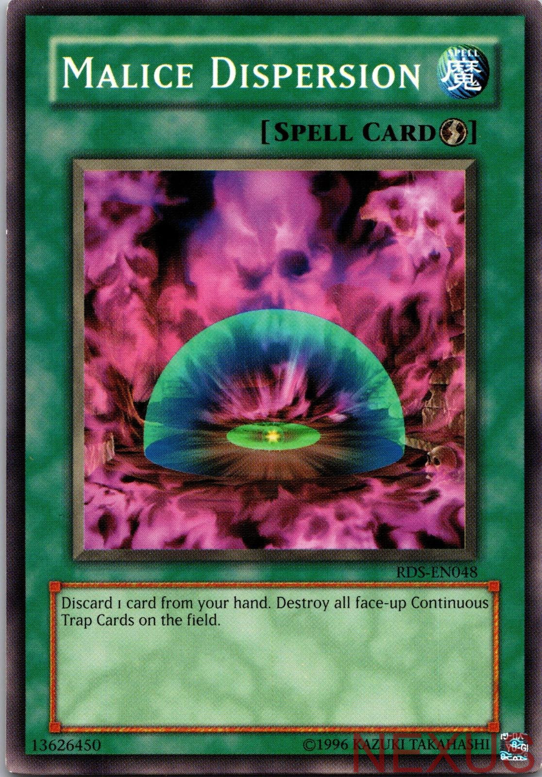 Malice Dispersion RDS-EN048 Common Rise of Destiny Unlimited Near Mint