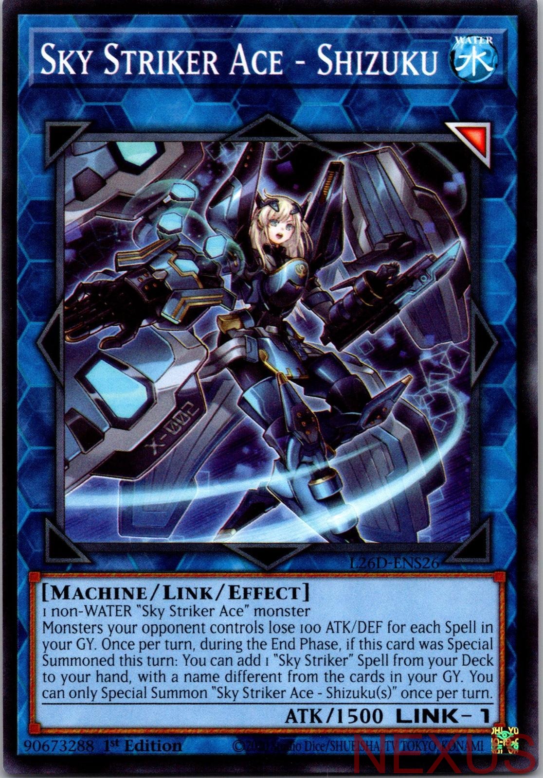 Sky Striker Ace - Shizuku L26D-ENS26 Legendary Modern Decks 2026 1st Edition NM
