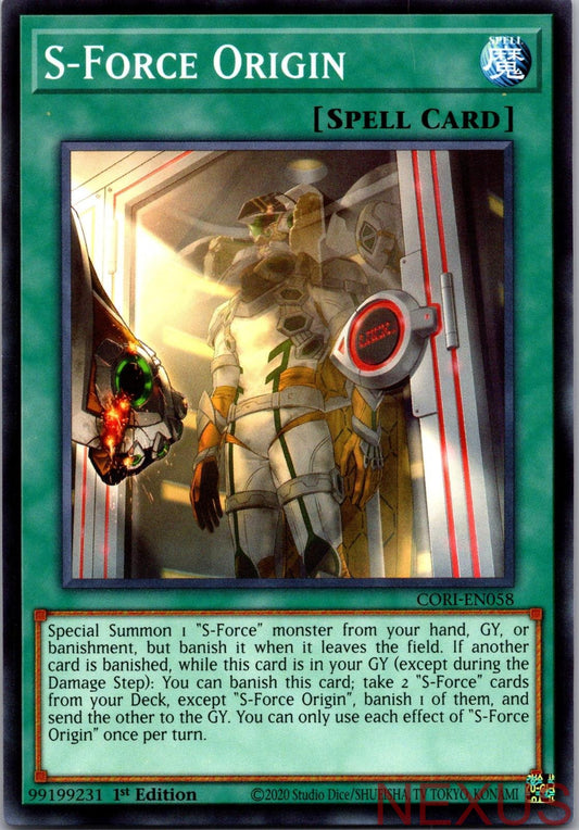 S-Force Origin CORI-EN058 Common / Short Print 1st Edition Near Mint