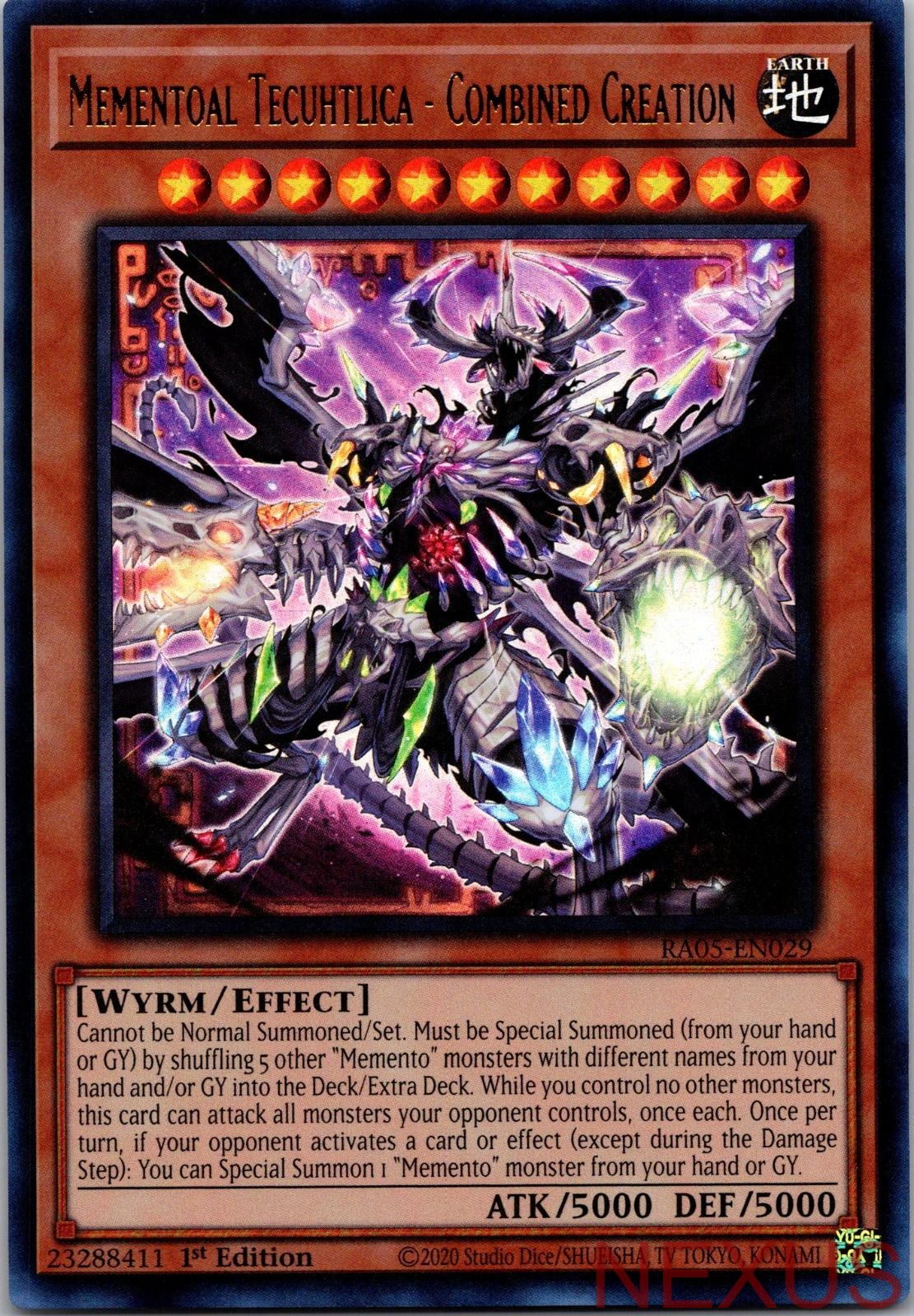 Mementoal Tecuhtlica - Combined Creation (Ultra Rare) RA05-EN029 1st Edition NM