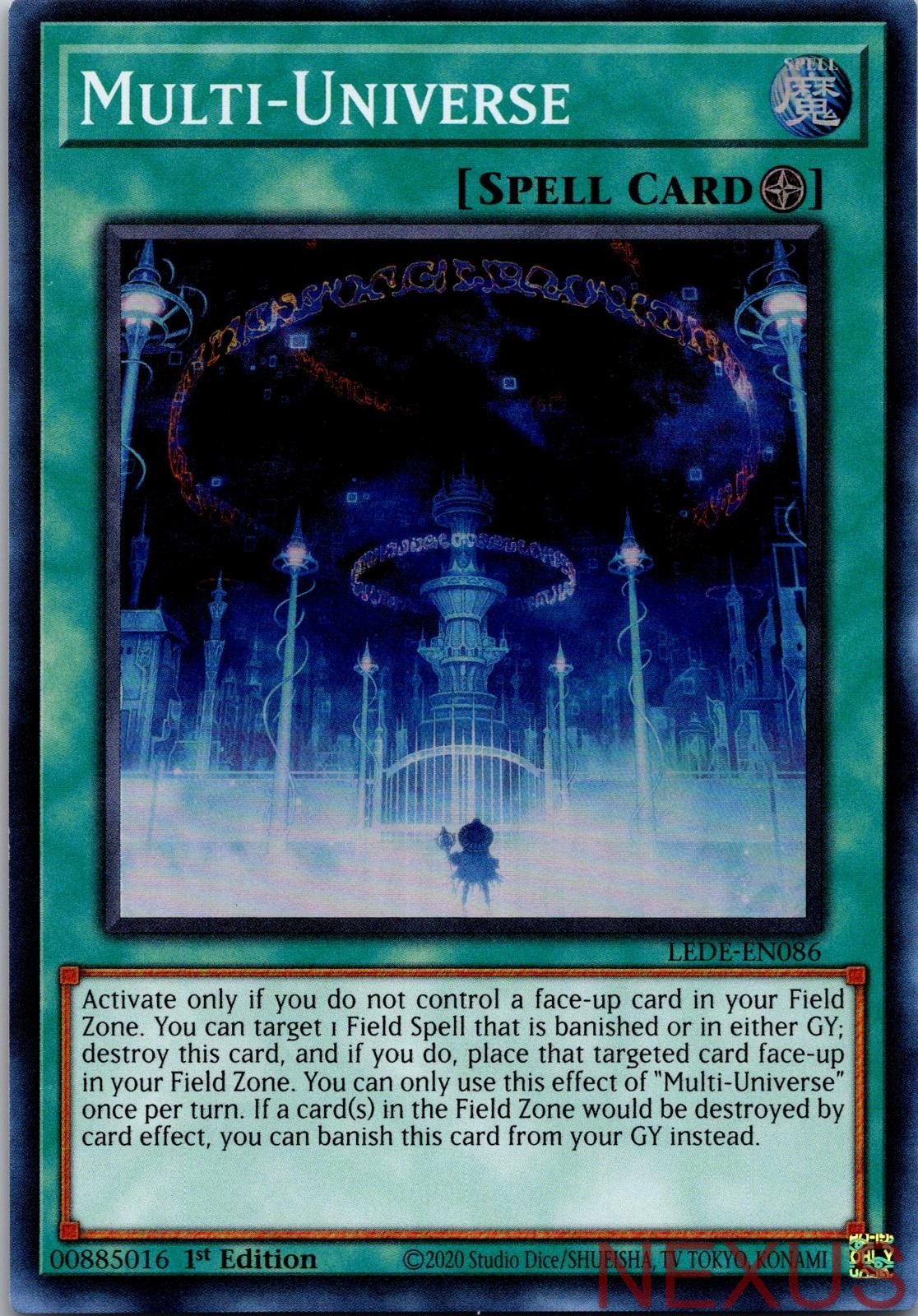 Multi-Universe LEDE-EN086 Super Rare 1st Edition Near Mint