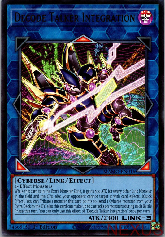 Decode Talker Integration MAMO-EN016 Yu-Gi-Oh 1st Edition NM