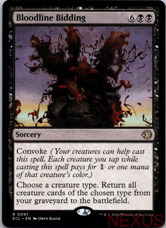 Bloodline Bidding 91 Rare Near Mint