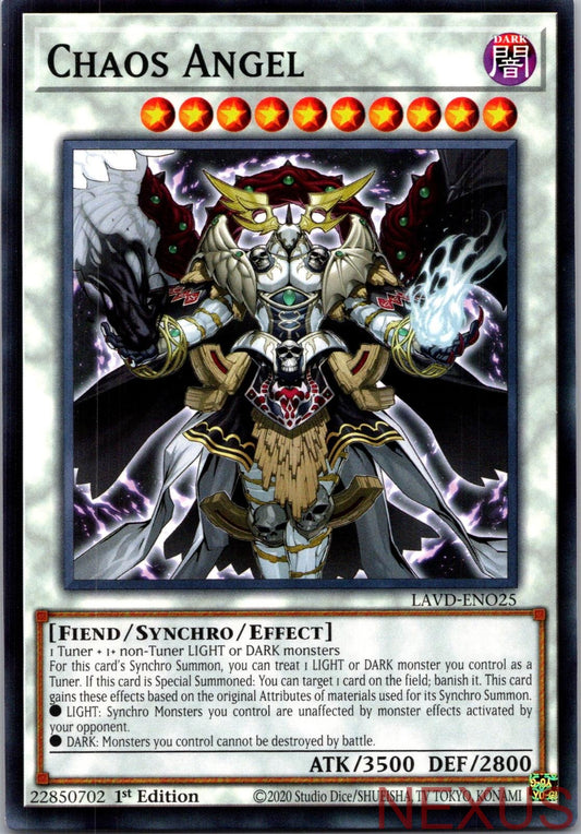 Chaos Angel LAVD-ENO25 Common / Short Print 1st Edition Near Mint