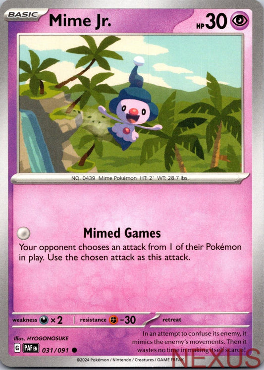 Mime Jr. 031/091 Common Near Mint