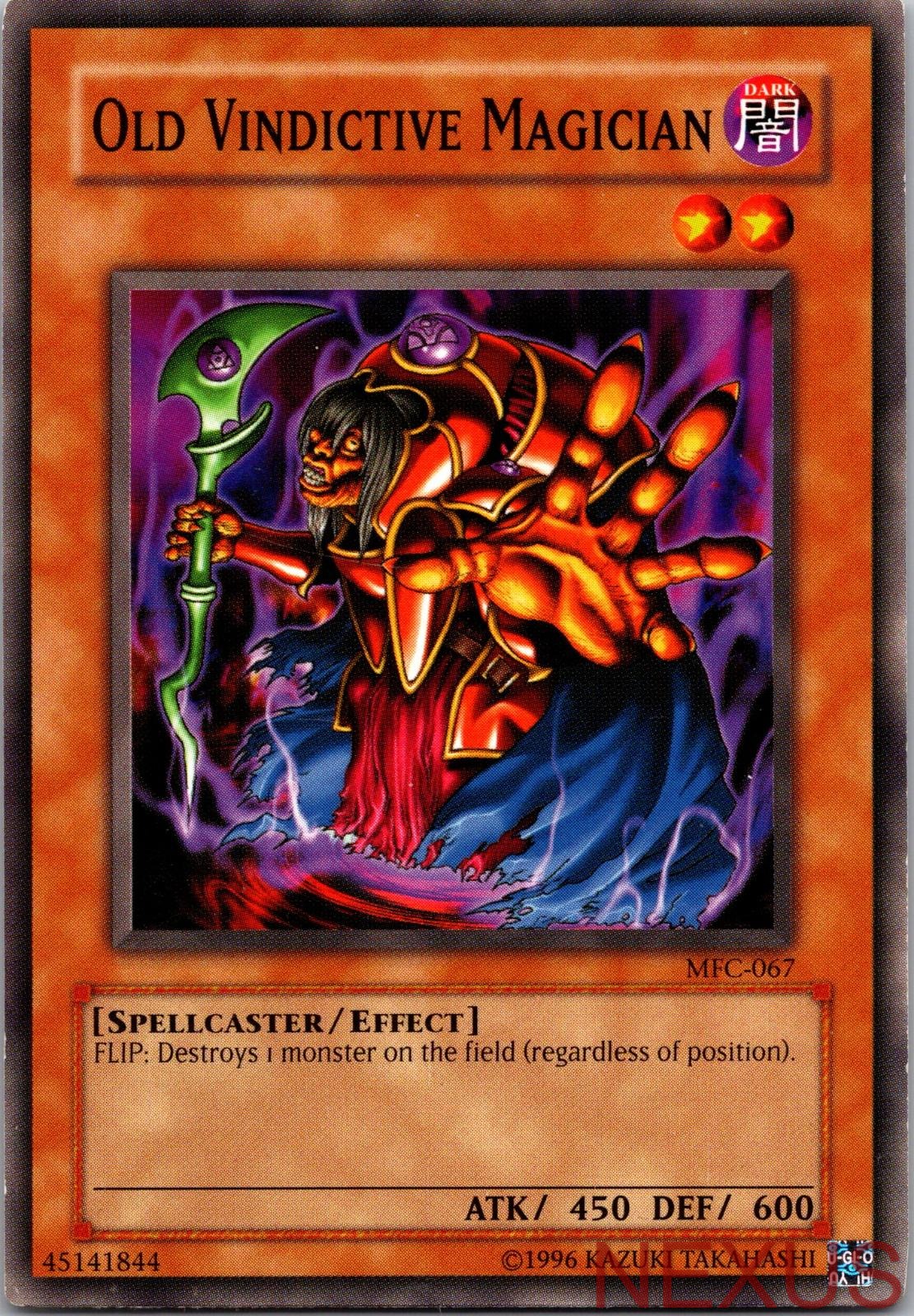Old Vindictive Magician MFC-067 Common Magician's Force Unlimited Near Mint