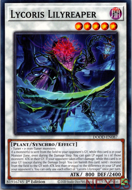 Lycoris Lilyreaper DOOD-EN087 Common 1st Edition Near Mint