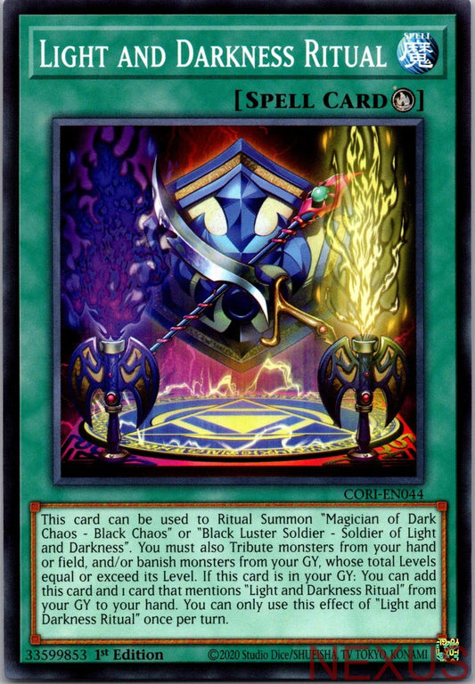 Light and Darkness Ritual CORI-EN044 Common / Short Print 1st Edition Near Mint