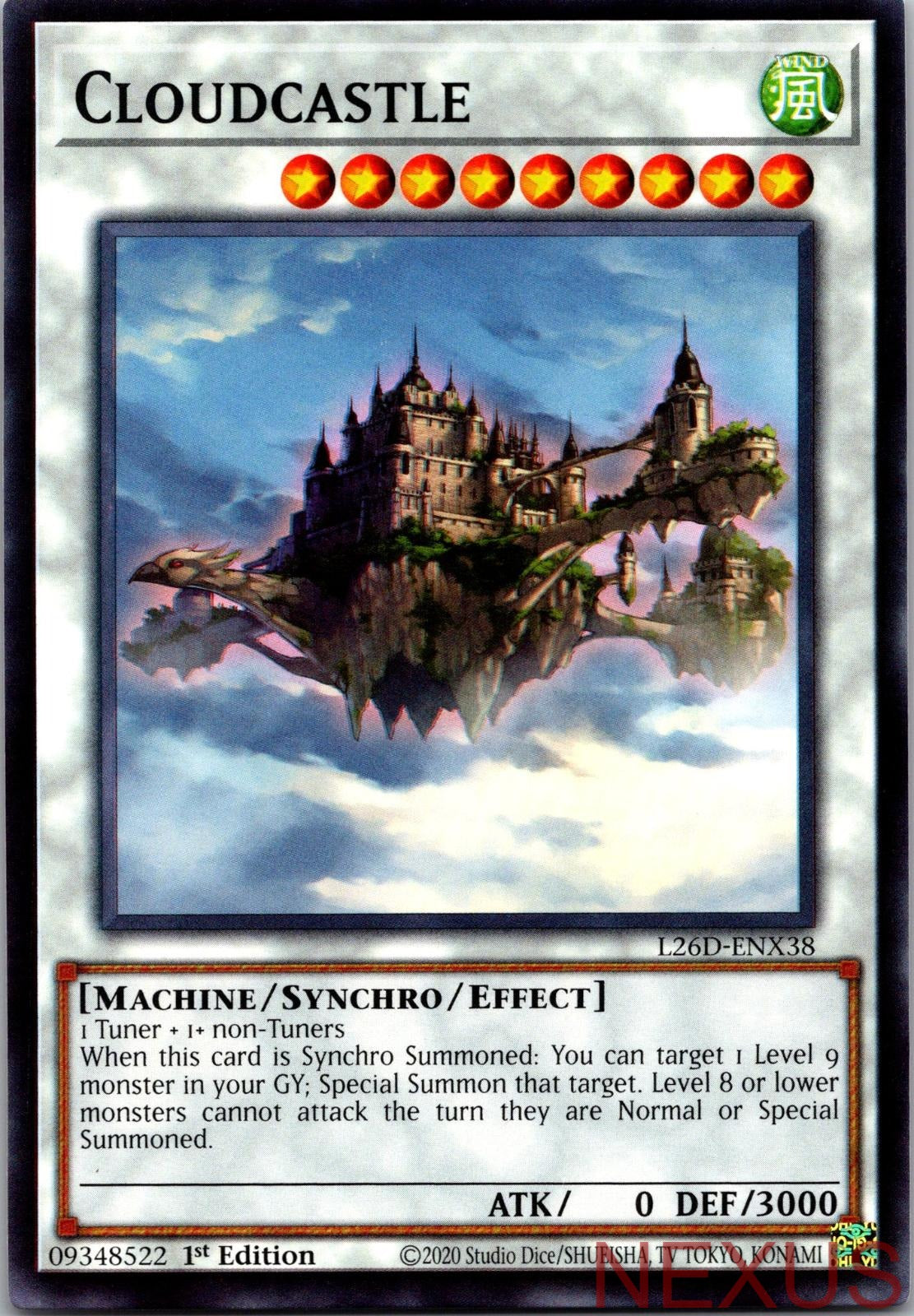 Cloudcastle L26D-ENX38 Common Legendary Modern Decks 2026 1st Edition Near Mint