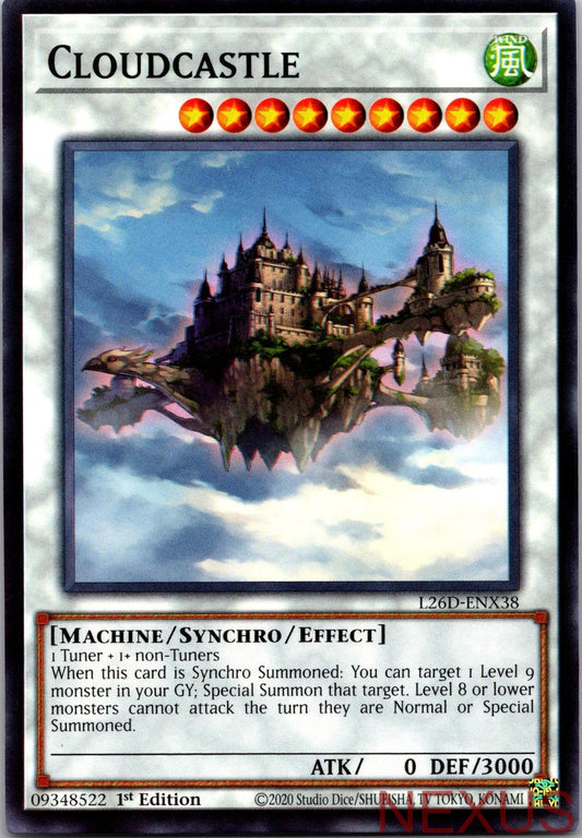 Cloudcastle L26D-ENX38 Common Legendary Modern Decks 2026 1st Edition Near Mint