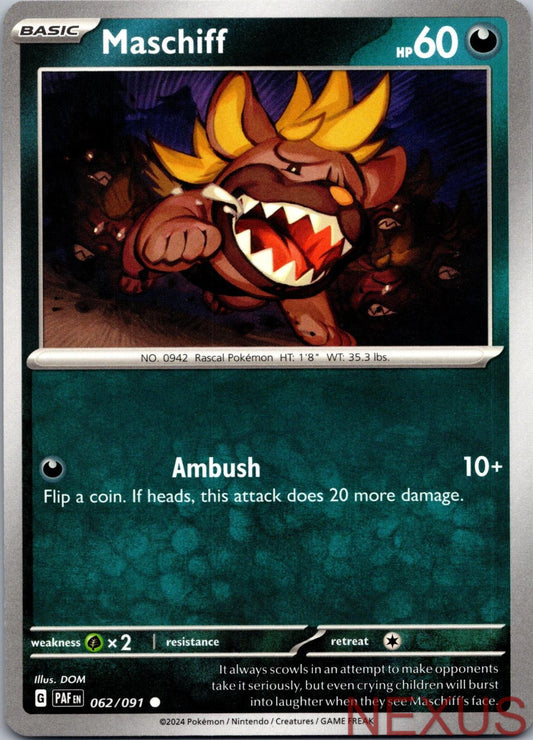 Maschiff 062/091 Common Near Mint