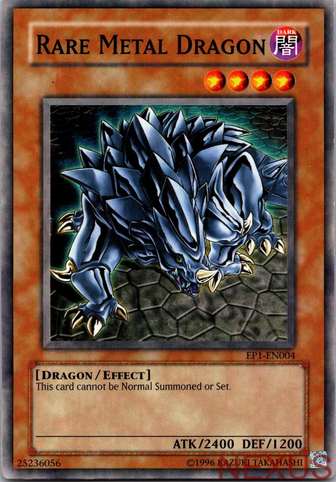 Rare Metal Dragon EP1-EN004 Common Yu-Gi-Oh! Movie Exclusive Pack Limited NM