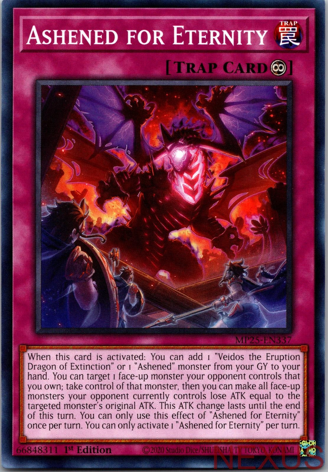Ashened for Eternity MP25-EN337 Common 1st Edition Near Mint