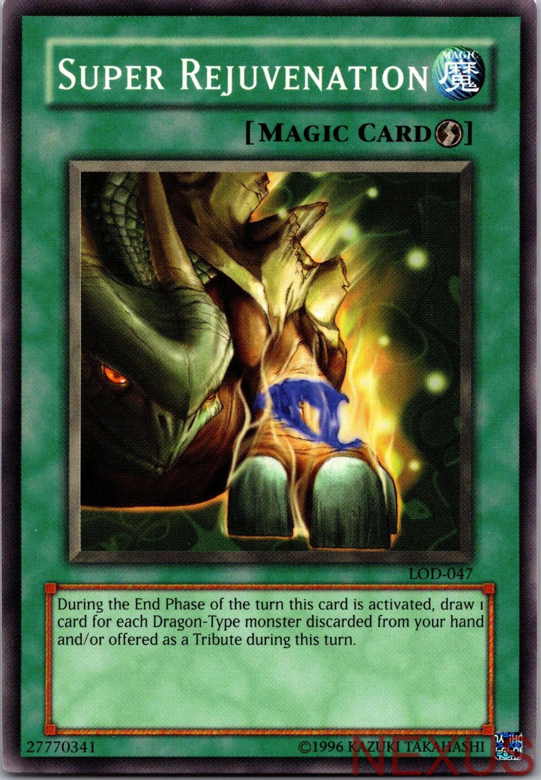 Super Rejuvenation LOD-047 Common Legacy of Darkness Unlimited Near Mint