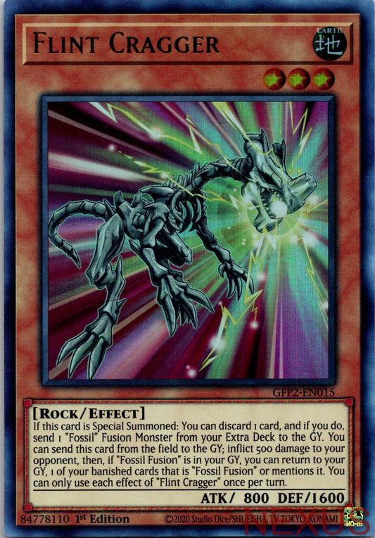 Flint Cragger GFP2-EN015 Ultra Rare 1st Edition Near Mint