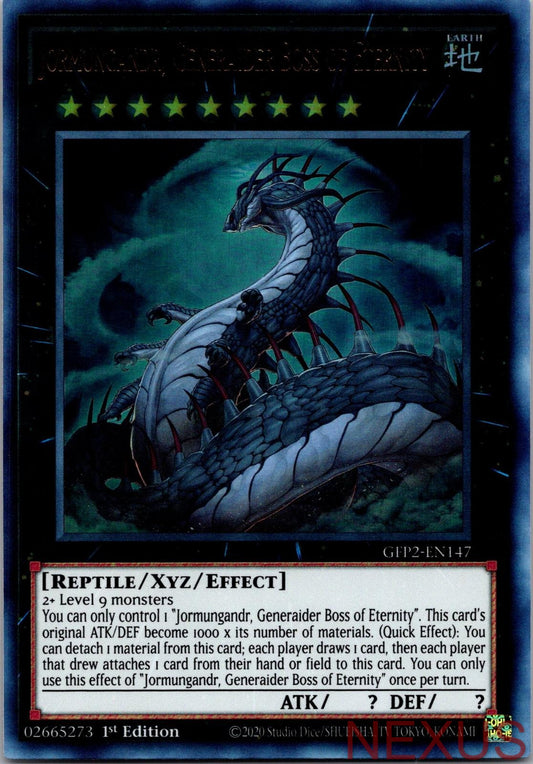 Jormungandr, Generaider Boss of Eternity GFP2-EN147 1st Edition NM