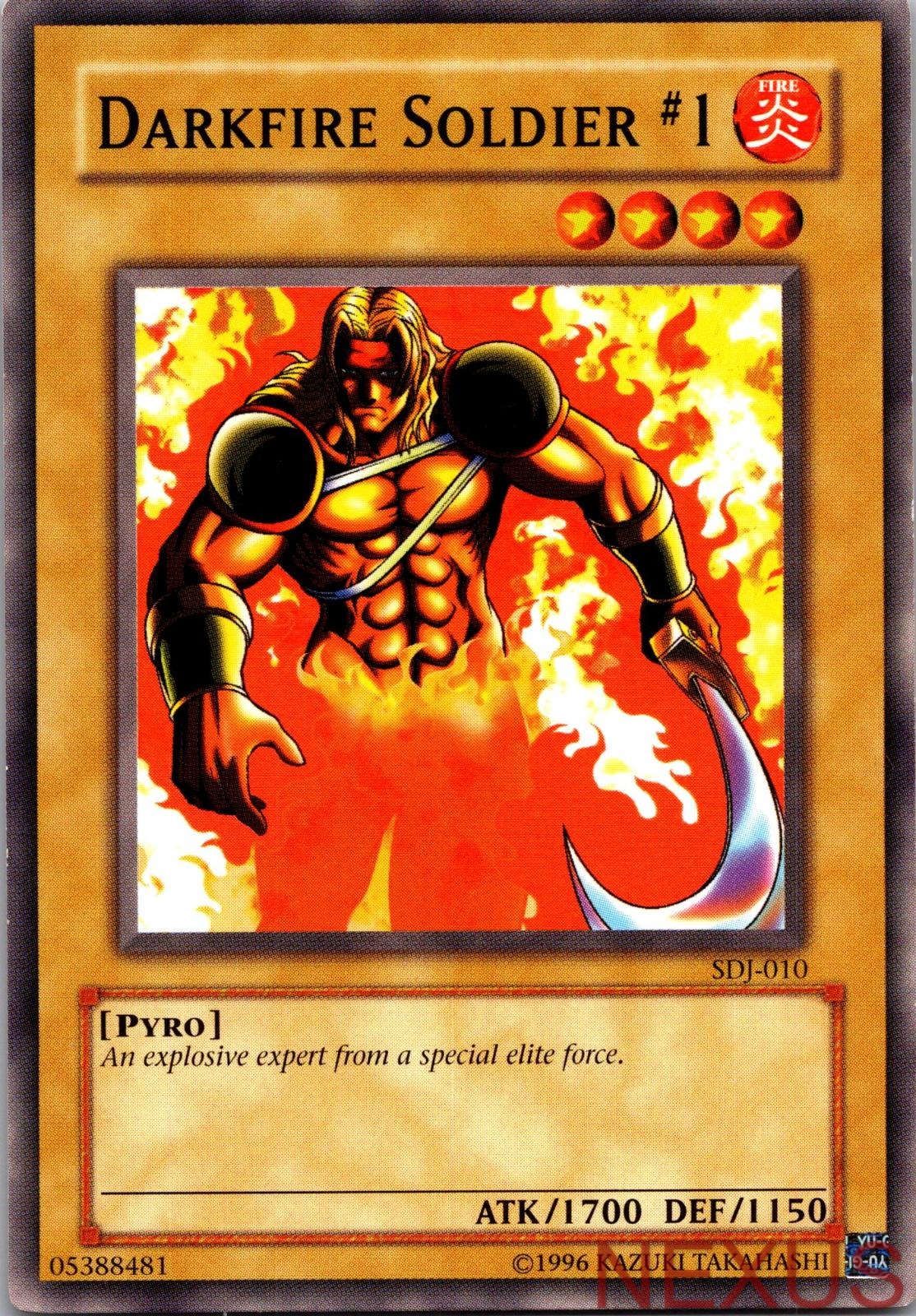 Darkfire Soldier #1 SDJ-010 Common Starter Deck: Joey Unlimited Near Mint