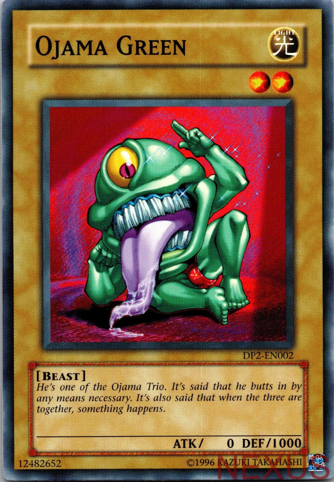 Ojama Green DP2-EN002 Duelist Pack 2: Chazz Princeton Yu-Gi-Oh Unlimited NM