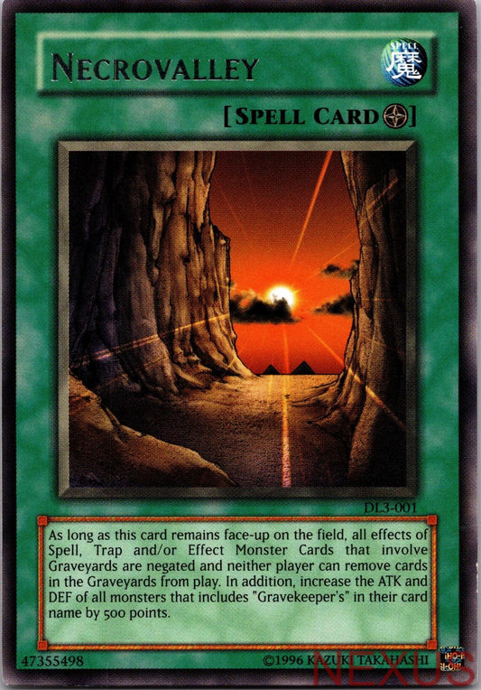 Necrovalley DL3-001 Rare Duelist League Promo Limited Near Mint