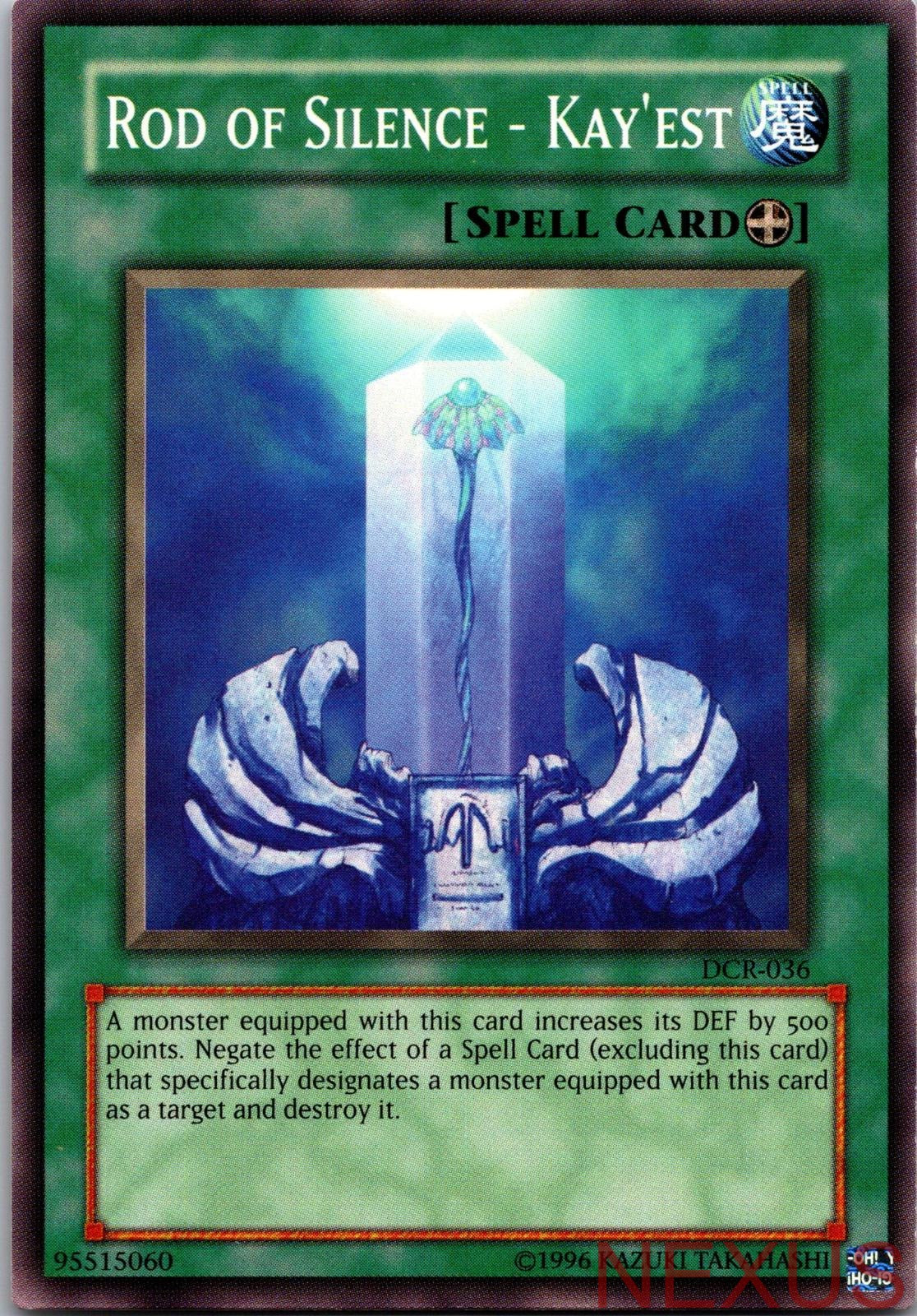 Rod of Silence - Kay'est DCR-036 Common Dark Crisis Yu-Gi-Oh Unlimited Near Mint