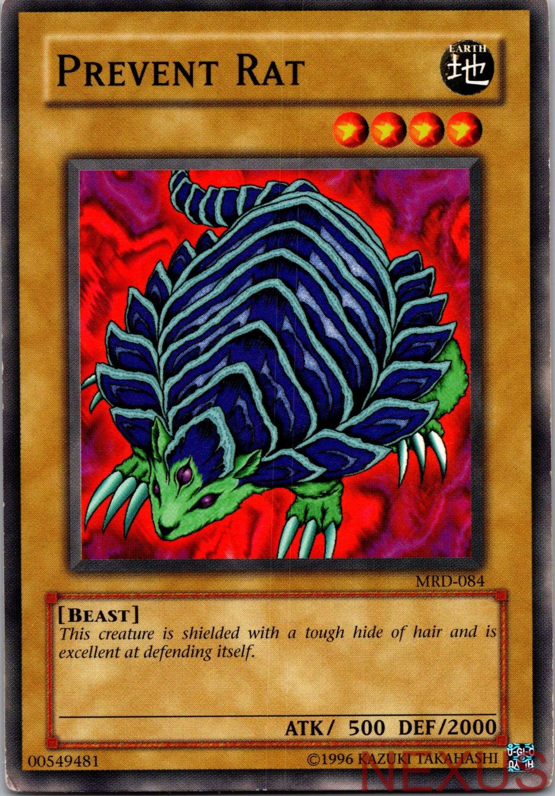 Prevent Rat MRD-084 Common Metal Raiders Yu-Gi-Oh Unlimited Near Mint