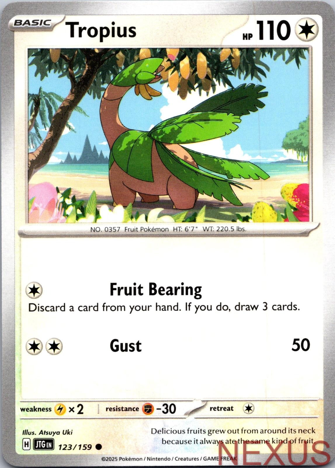 Tropius 123/159 Common Near Mint