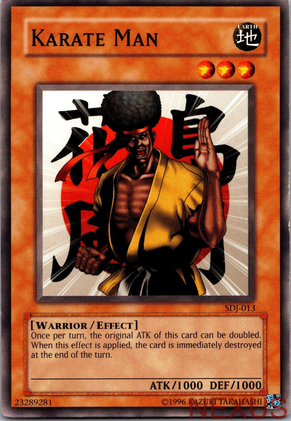 Karate Man SDJ-013 Common Starter Deck: Joey Yu-Gi-Oh Unlimited Near Mint