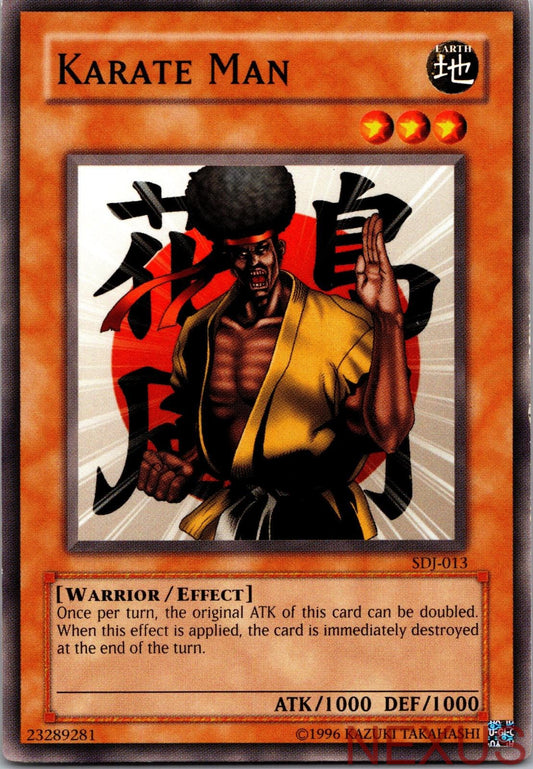 Karate Man SDJ-013 Common Starter Deck: Joey Yu-Gi-Oh Unlimited Near Mint