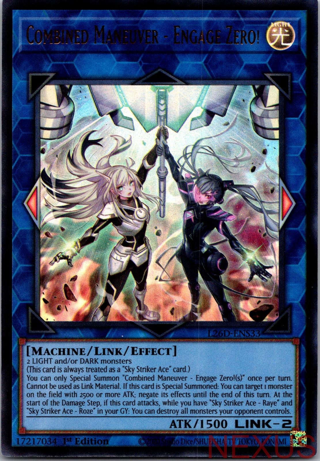 Combined Maneuver - Engage Zero! L26D-ENS33 Ultra Rare 1st Edition Near Mint