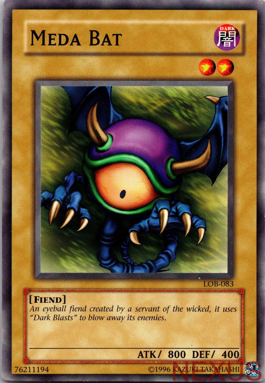 Meda Bat LOB-EN083 Legend of Blue Eyes White Dragon Unlimited NM